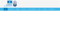 Desktop Screenshot of partidonacional.hn